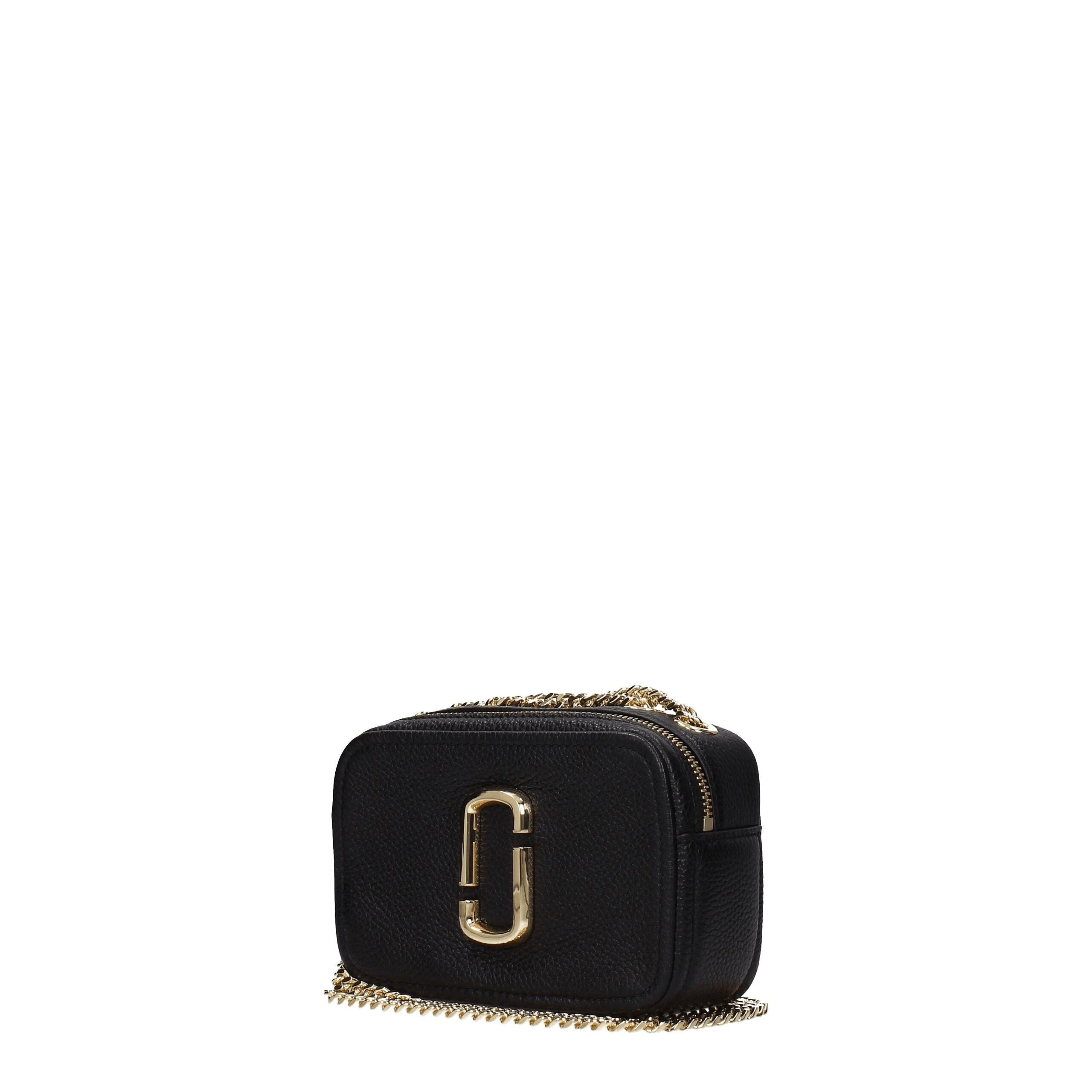 Marc Jacobs Zwarte Leren Crossbody Tas