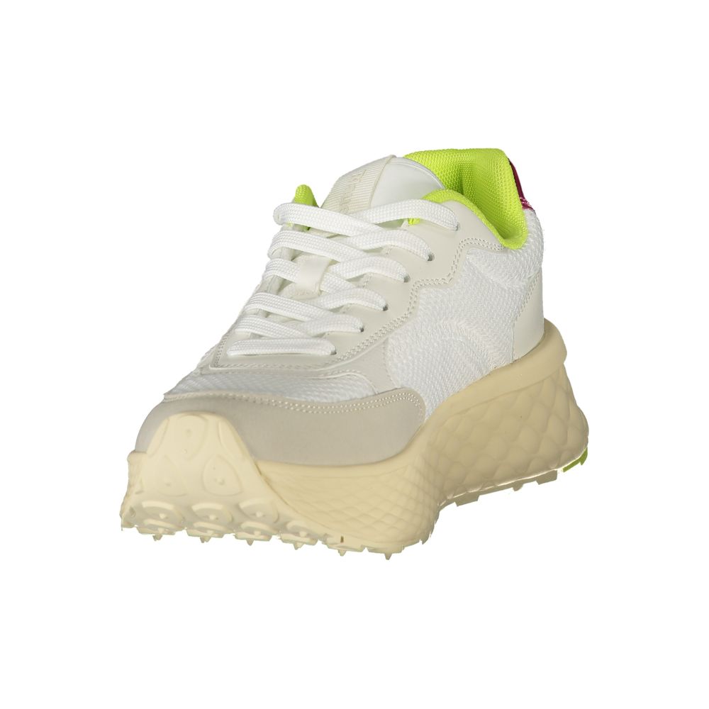 Blauer White Polyurethane Women's Sneaker