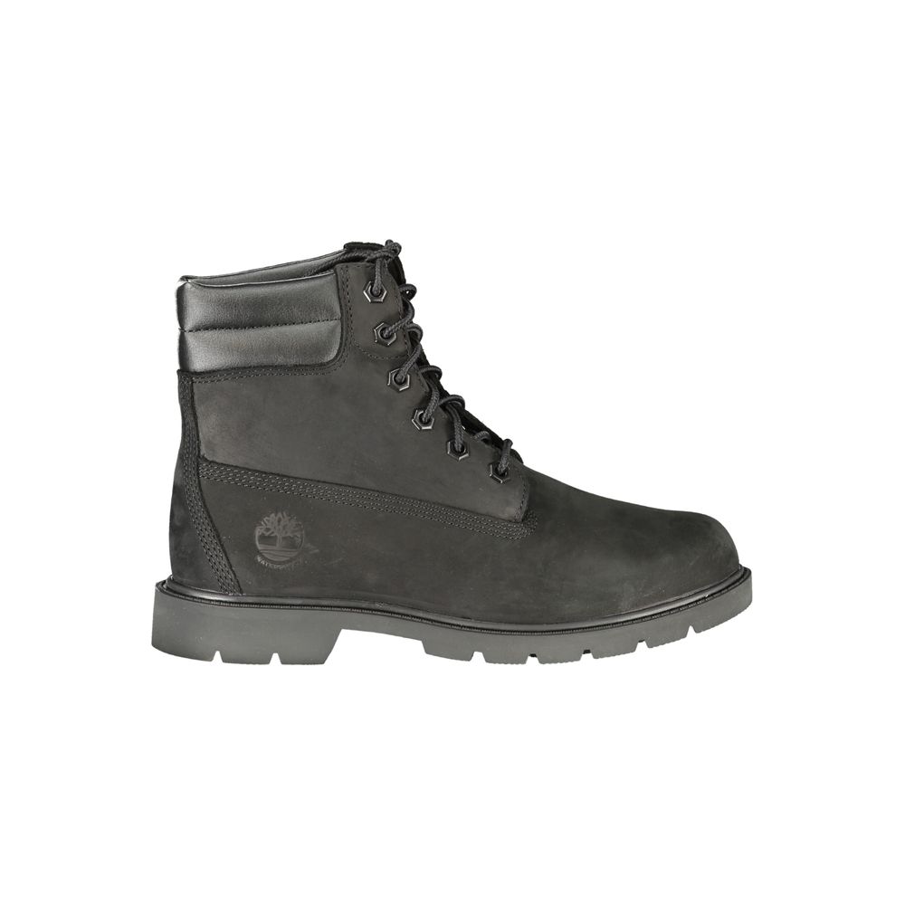 Timberland Black Leather Women's Ankle Boots