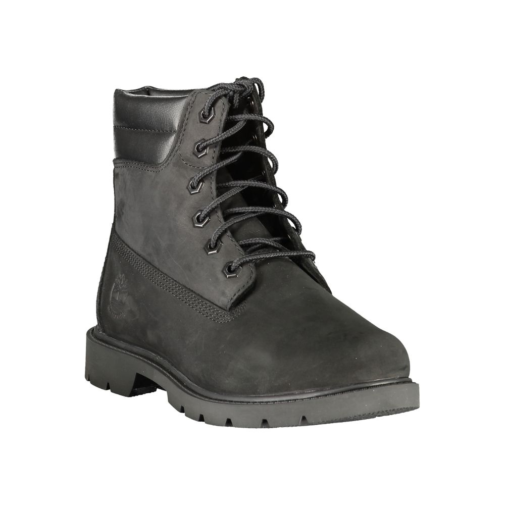 Timberland Black Leather Women's Ankle Boots