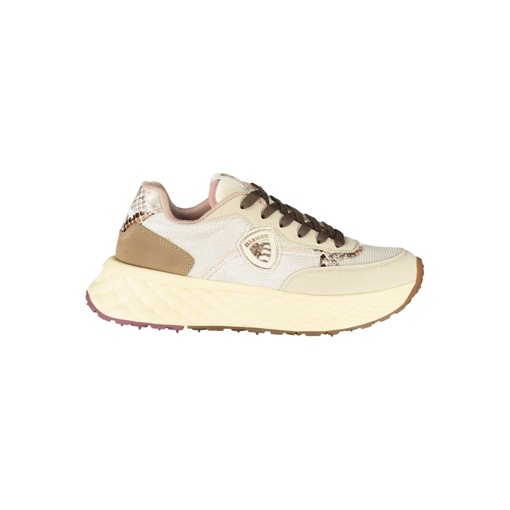 Blauer Beige Leather Women's Sneaker
