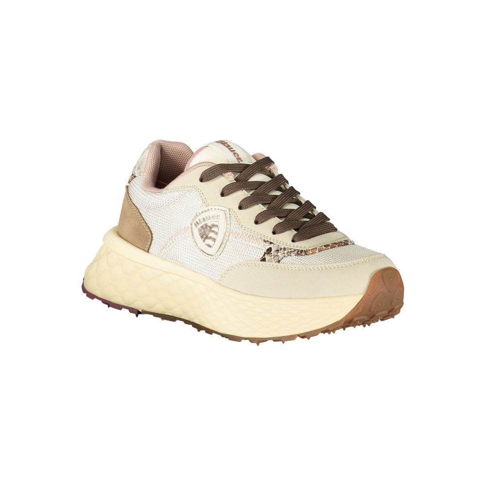 Blauer Beige Leather Women's Sneaker