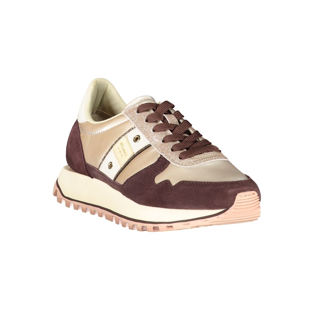 Blauer Beige Leather Women's Sneaker