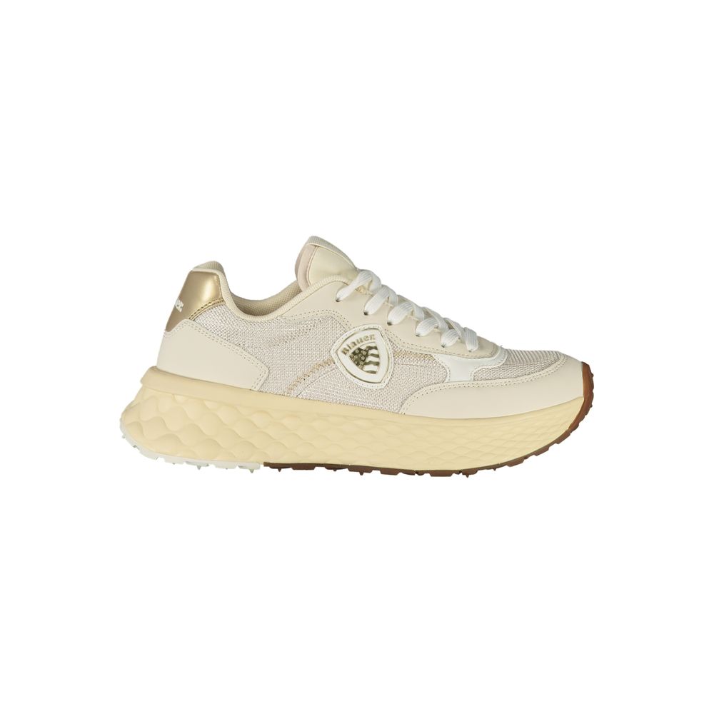 Blauer Beige Leather Women's Sneaker