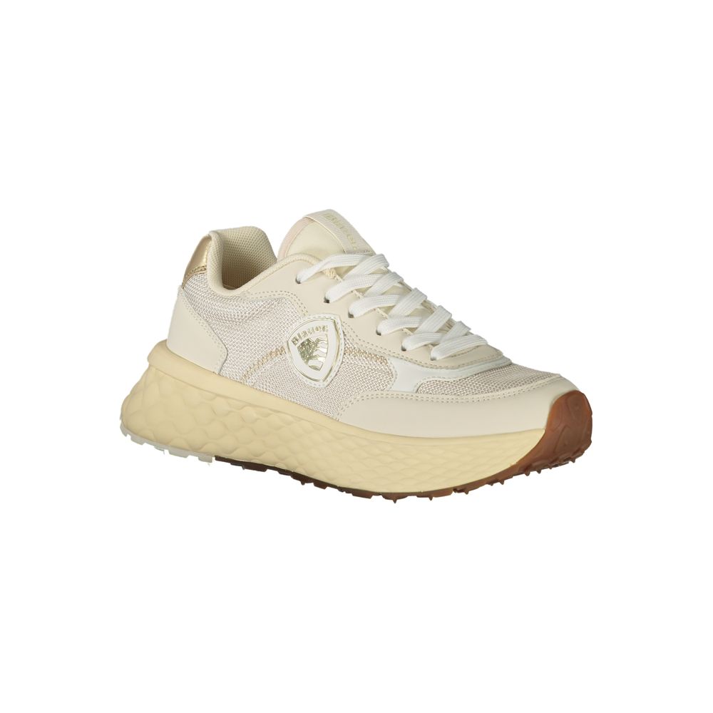 Blauer Beige Leather Women's Sneaker