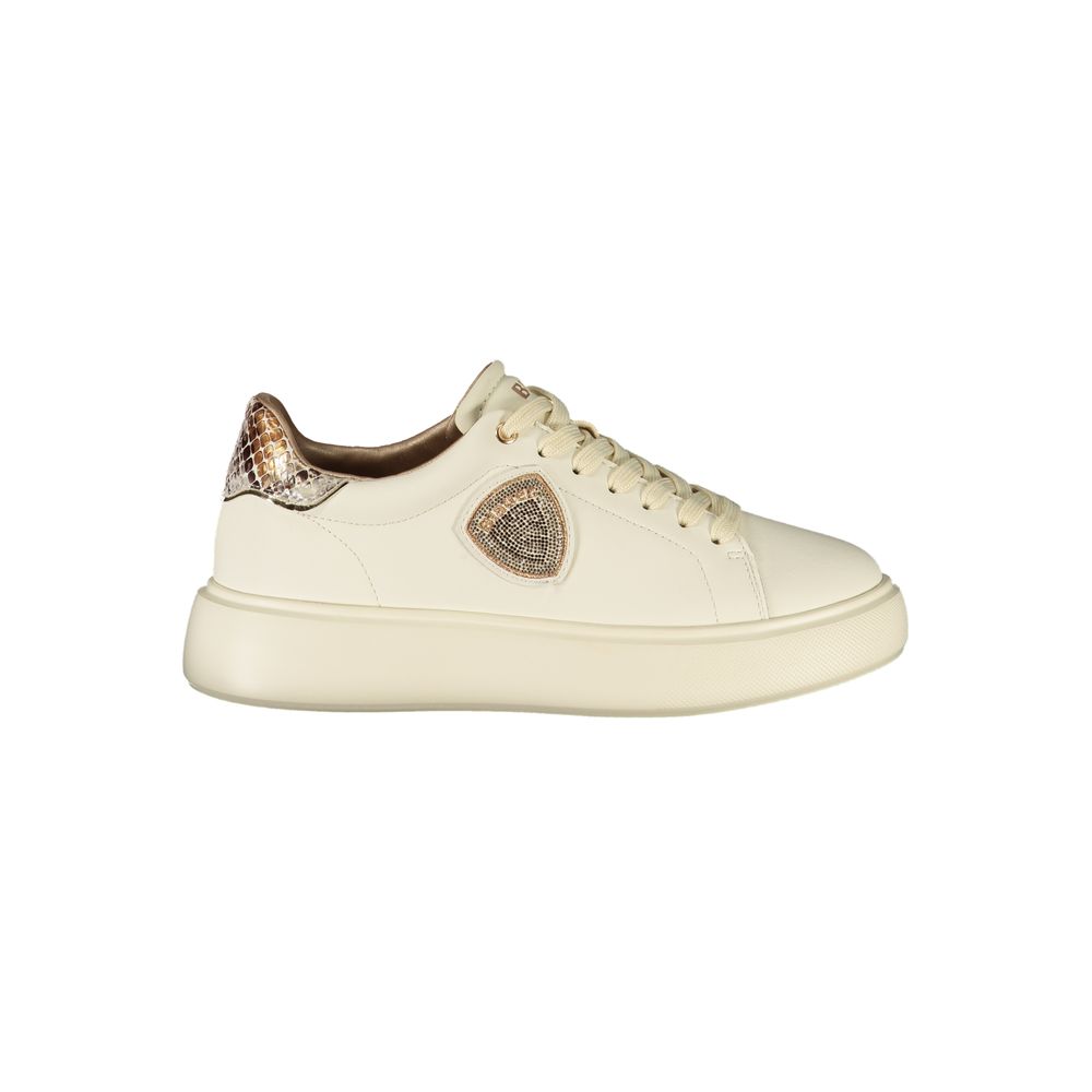 Blauer Beige Polyurethane Women's Sneaker