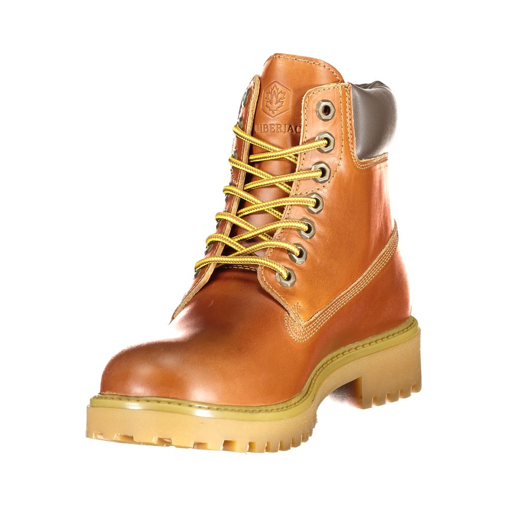 Lumberjack Marrone Leren Heren Sneaker