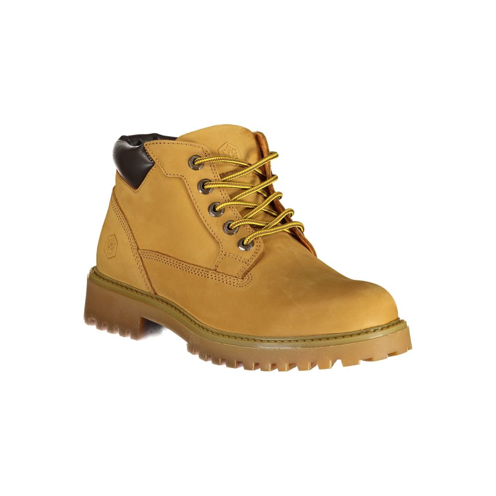 Lumberjack Giallo Leren Heren Sneaker