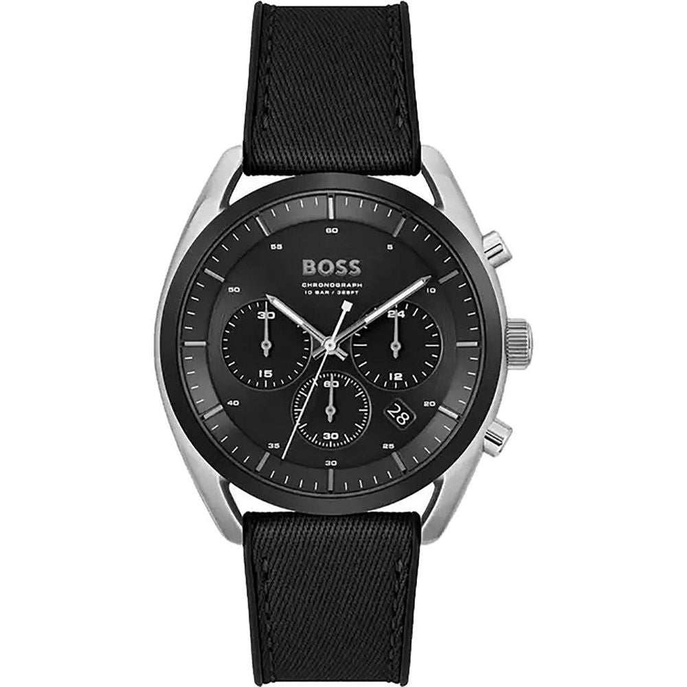 Hugo Boss zwart synthetisch gekleed horloge