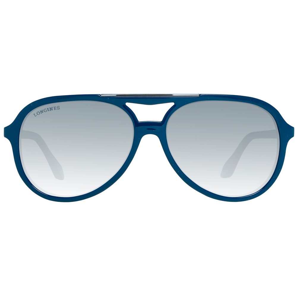 Longines zonnebril van blauw plastic
