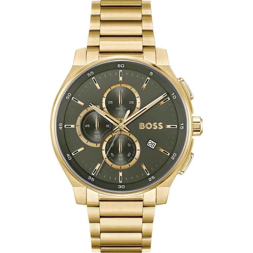 Hugo Boss Gouden Roestvrijstalen Dress Watch