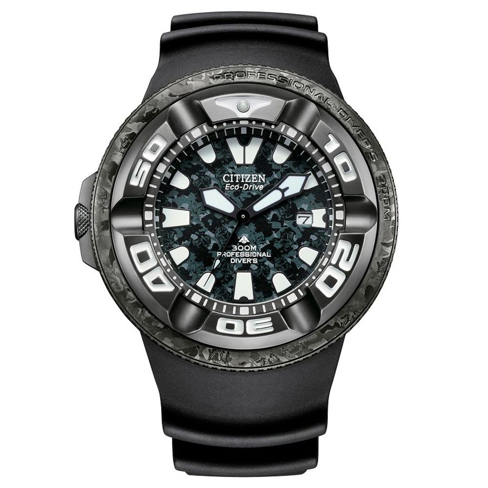 Citizen Zwart Rubberen Sport Horloge