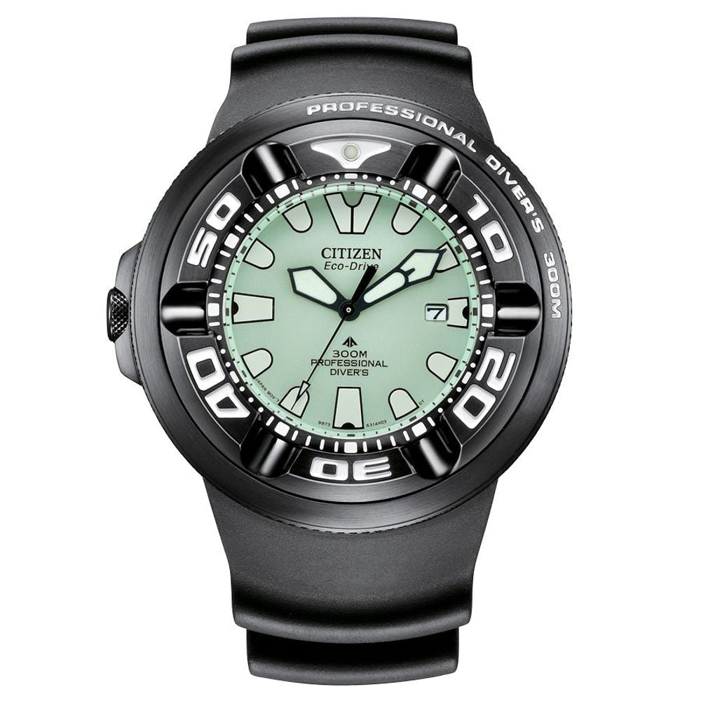 Citizen Zwart Rubberen Sport Horloge