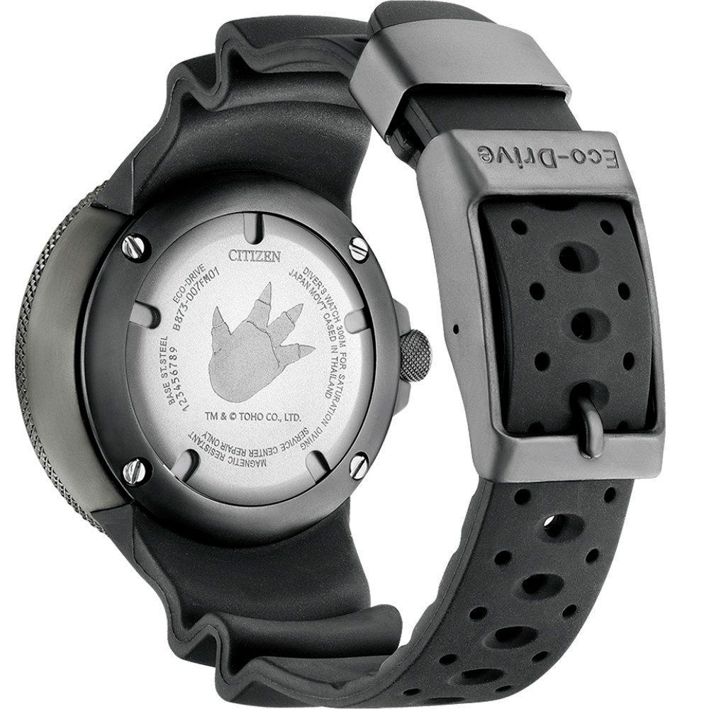 Citizen Zwart Rubberen Sport Horloge
