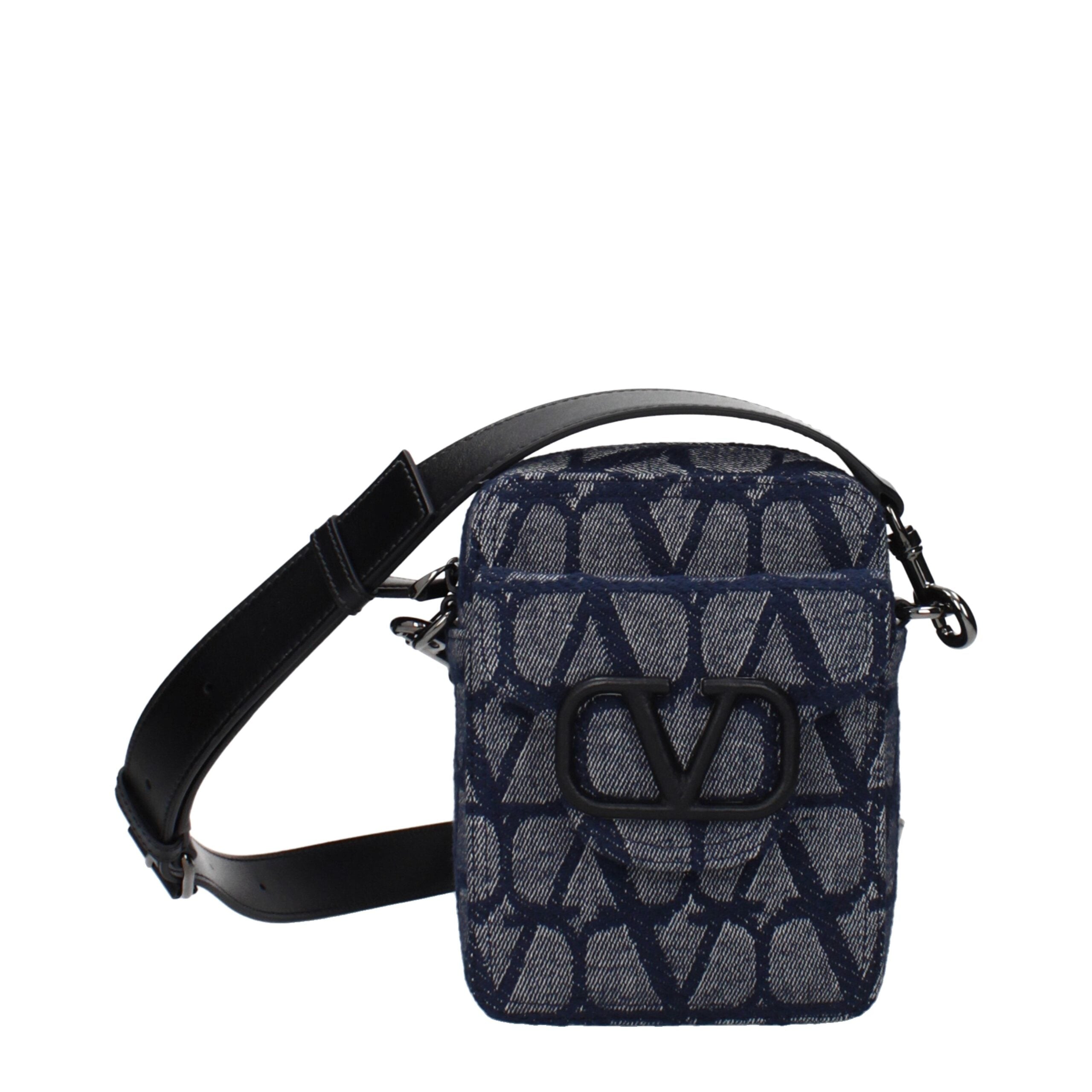 Valentino Garavani Blauwe Stoffen Crossbody Tas