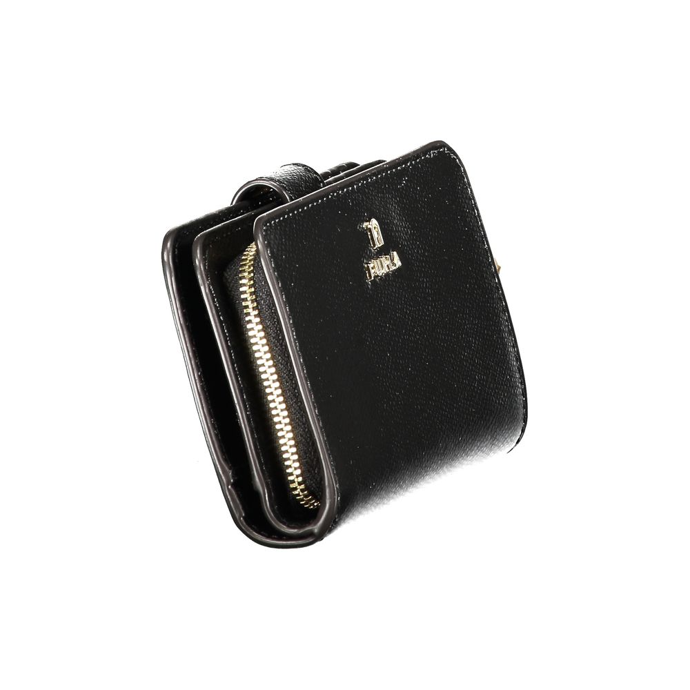 Furla Black Leather Women's Wallet