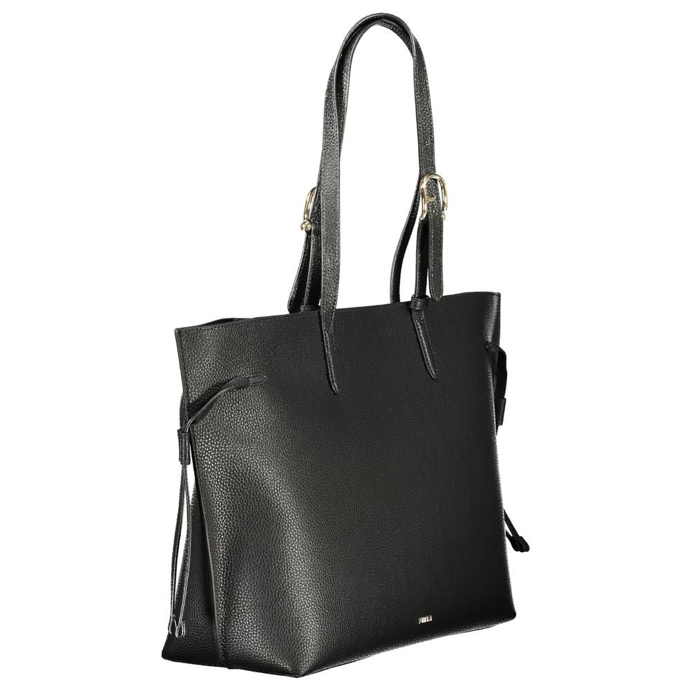 Furla Black Leather Women's Handbag